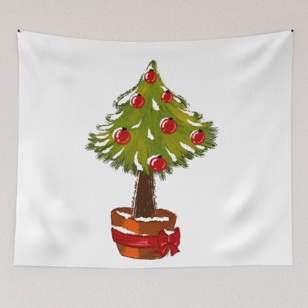 Item preview, Christmas tree in the flowerpot designed and sold by Maryart8.