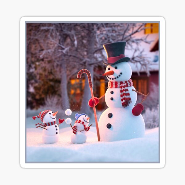 Item preview, Snowman and his Kids designed and sold by RWCarpenter.