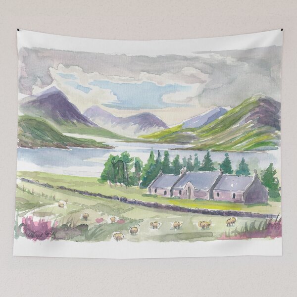 Item preview, A Highland Hideaway at the Shores of Loch Torridon designed and sold by artshop77.