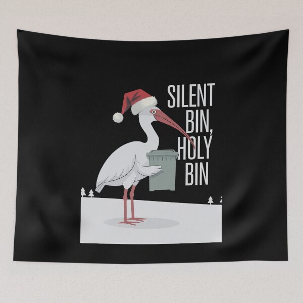 Item preview, Christmas Bin chicken /Silent Bin Holy Bin/Christmas Bird Pun designed and sold by RadiantRoost.