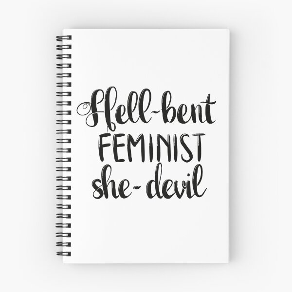 Item preview, Hell-bent Feminist She-devil  designed and sold by Saltsaidsweet.