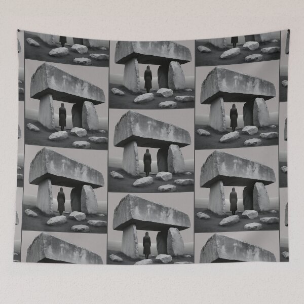Item preview, Woman and dolmen designed and sold by Harry Wibier.
