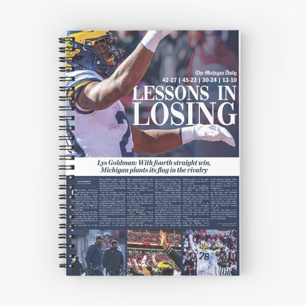 Item preview, The Michigan Daily Back Cover 12/4/24 (Lessons in Losing) designed and sold by michigan-daily.
