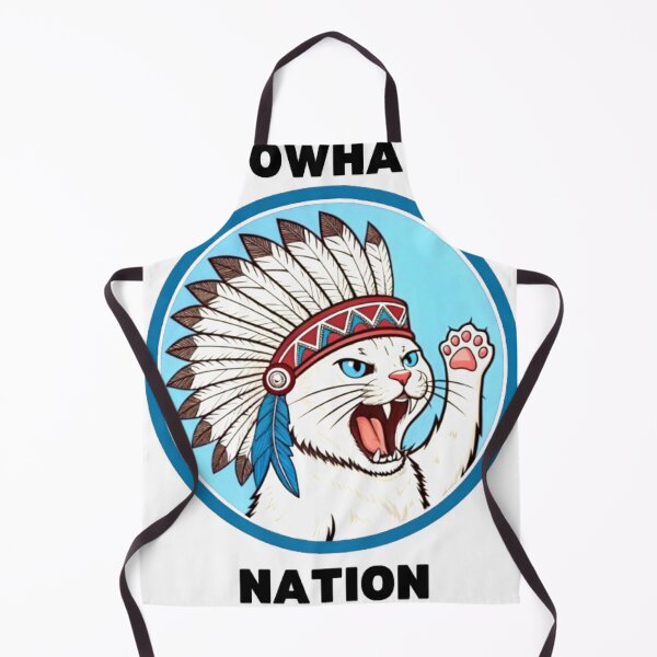 Item preview, Meowhawk Nation - Native American Cat Warrior designed and sold by SJZDesign.