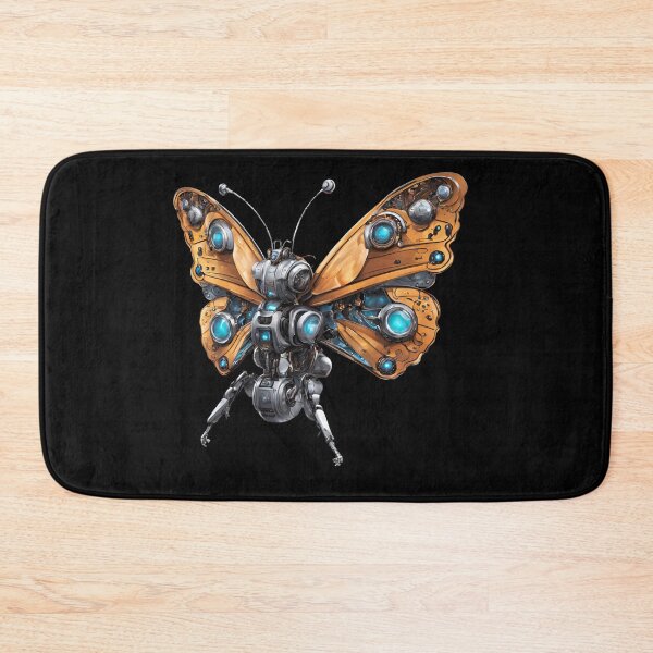 Item preview, Cybernetic butterfly, golden mechanical insect.  designed and sold by DONandEK.