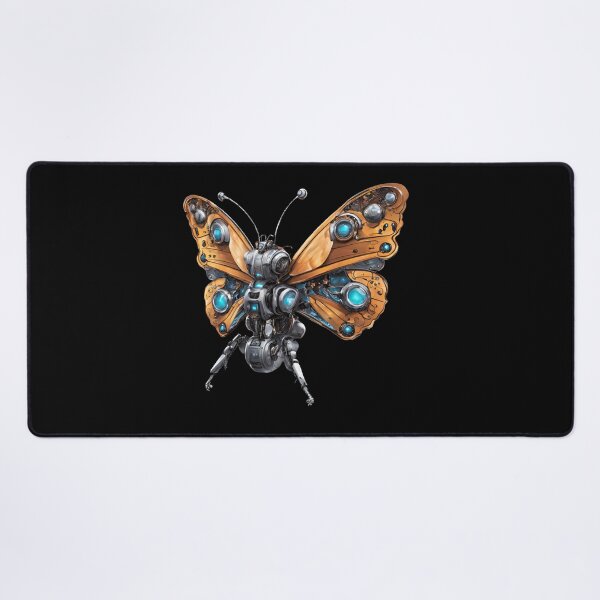Item preview, Cybernetic butterfly, golden mechanical insect.  designed and sold by DONandEK.
