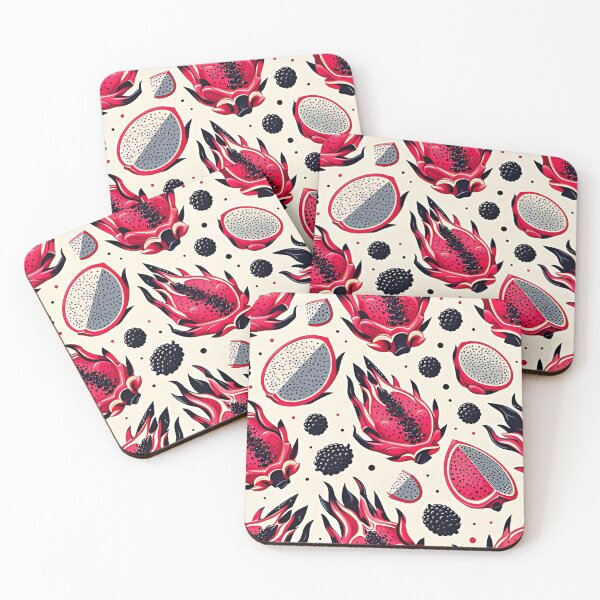 Item preview, Dragon fruit seamless pattern designed and sold by Haji  Kamora.