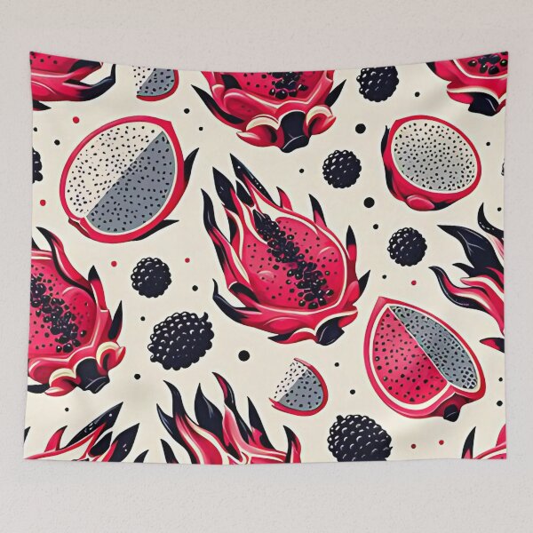 Item preview, Dragon fruit seamless pattern designed and sold by Haji  Kamora.