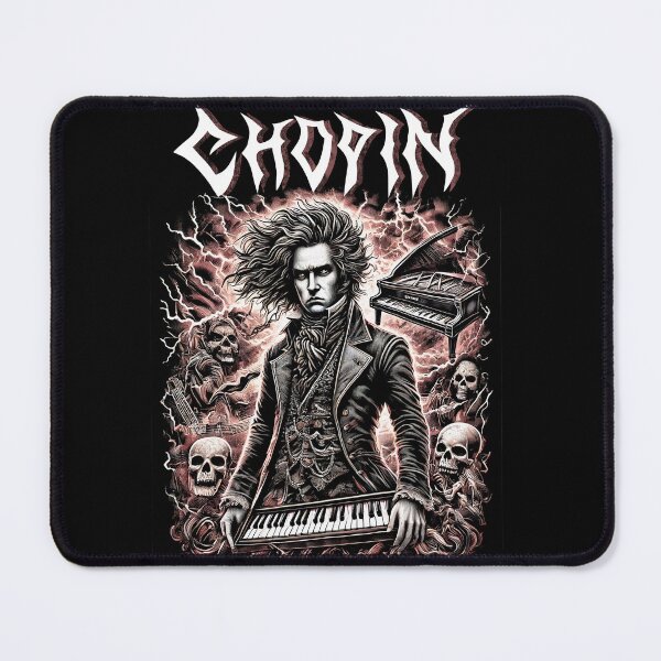 Item preview, Chopin Death Metal Design - Classical Composer Headbanger designed and sold by DreamCraze.