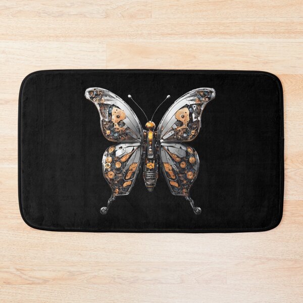 Item preview, Cybernetic butterfly, silver mechanical insect.  designed and sold by DONandEK.
