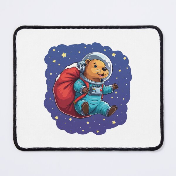 Item preview, Festive Capybara Astronaut: Space Christmas Adventure designed and sold by Krasnovaovaova.