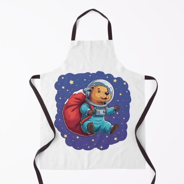 Item preview, Festive Capybara Astronaut: Space Christmas Adventure designed and sold by Krasnovaovaova.
