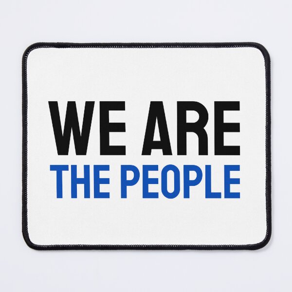 Item preview, We are The People black blue designed and sold by VRedBaller.