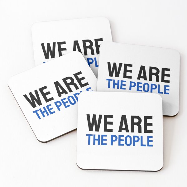 Item preview, We are The People black blue designed and sold by VRedBaller.