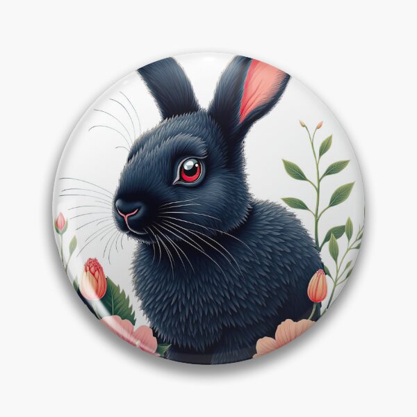 Item preview, T-Shirt Design Trending: BLACK BUNNY designed and sold by ForeverPrintsOK.