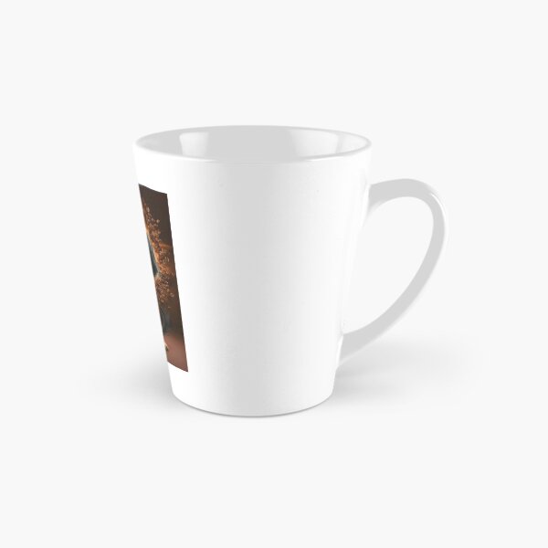 Item preview, Dog with coffee in the morning. designed and sold by MyHappyArtShop.