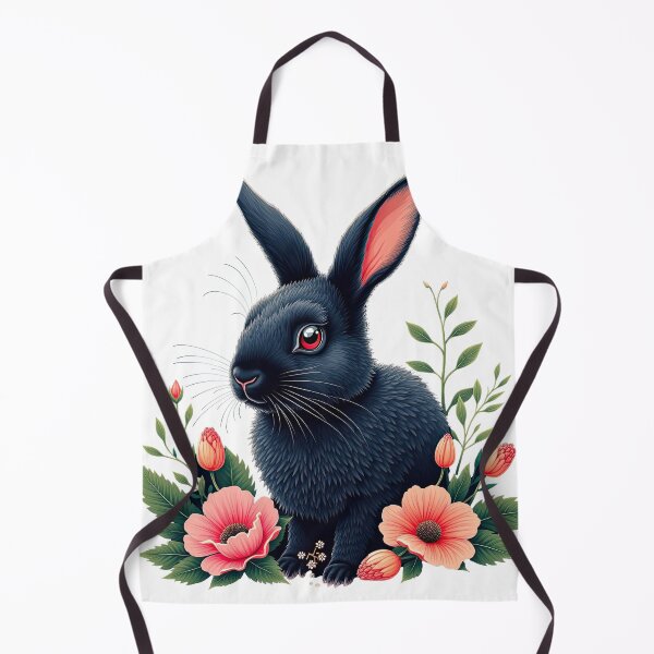Item preview, T-Shirt Design Trending: BLACK BUNNY designed and sold by ForeverPrintsOK.