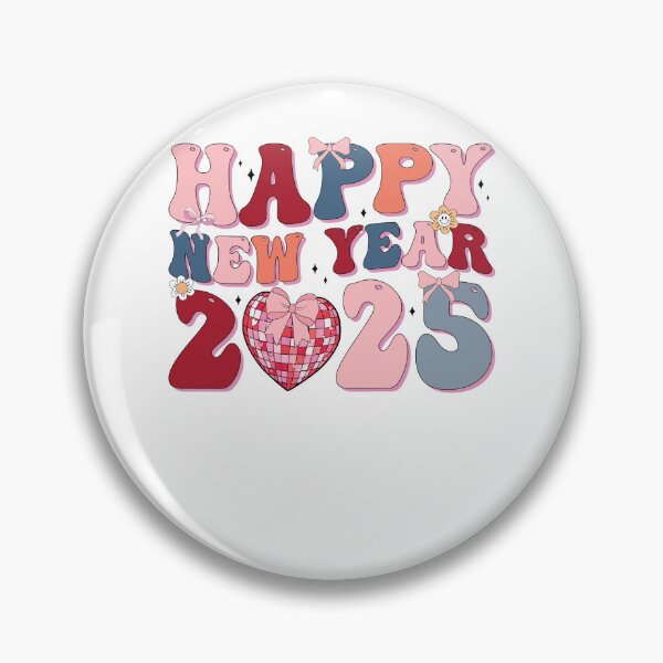 Artikelvorschau, Happy New Year 2025 Festive Holiday Celebration Vibrant Design entworfen und verkauft von EidosEmporiium.