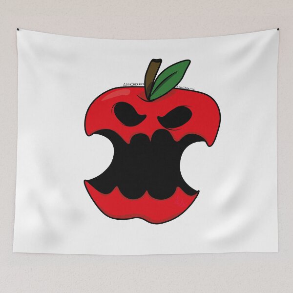 Item preview, scary apple designed and sold by AdriCreativa.