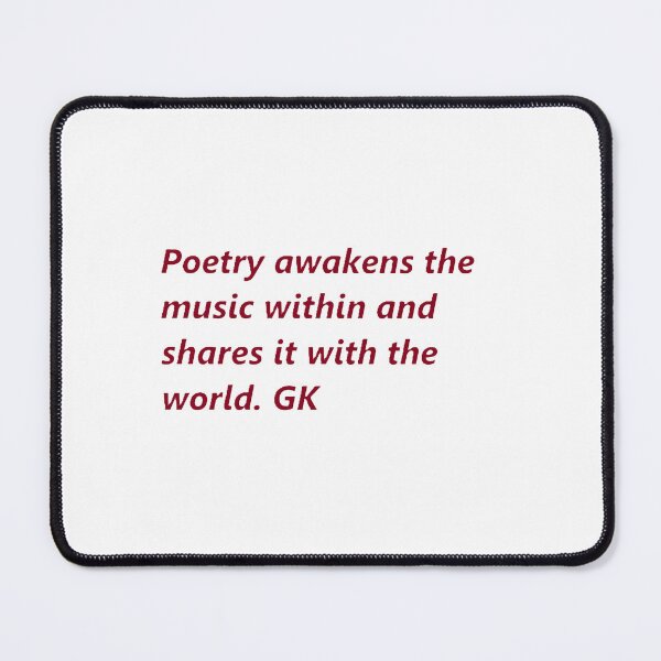 Item preview, Poetry Quote Large designed and sold by Dr. Gabriella Korosi.