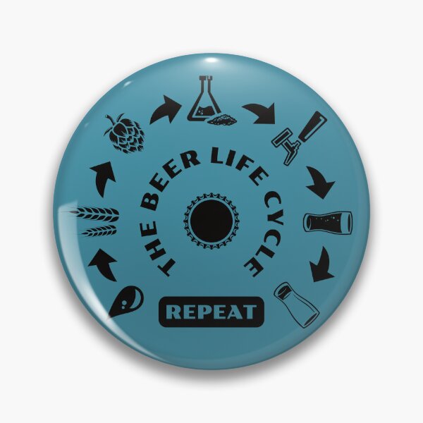 Item preview, The Beer Life Cycle (black) designed and sold by DKdesigns27.