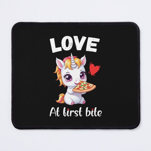 Item preview, Love At First Bite. Funny Pizza Quote. Funny Pizza Lover Quote designed and sold by DesignHouse07.