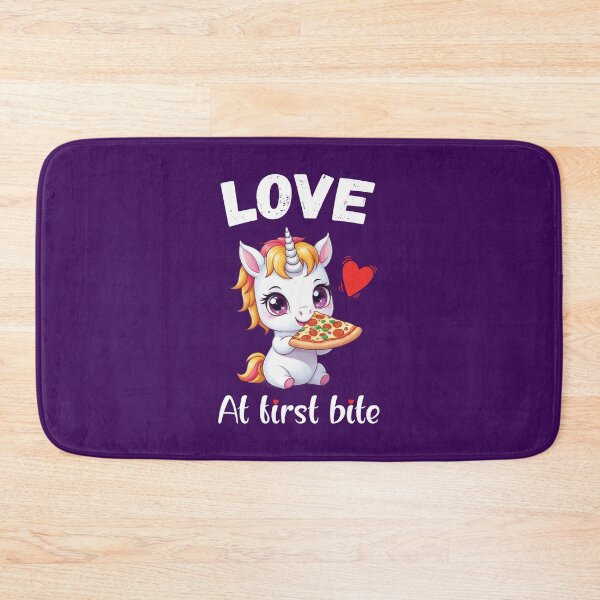 Item preview, Love At First Bite. Funny Pizza Quote. Funny Pizza Lover Quote designed and sold by DesignHouse07.