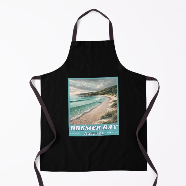 Item preview, Bremer Bay Australia Retro Art Travel Skyline designed and sold by MaateoDesign.