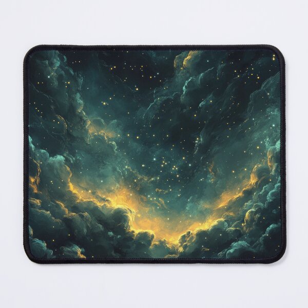 Item preview, Night sky filled with vibrant cosmic clouds designed and sold by brandway.