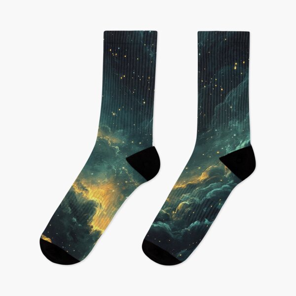 Item preview, Night sky filled with vibrant cosmic clouds designed and sold by brandway.