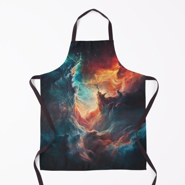 Item preview, Colorful cosmic nebula with swirling clouds designed and sold by brandway.