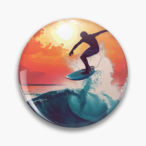 Item preview, Dynamic Surfer in Ocean Glow designed and sold by Piotrek0001.