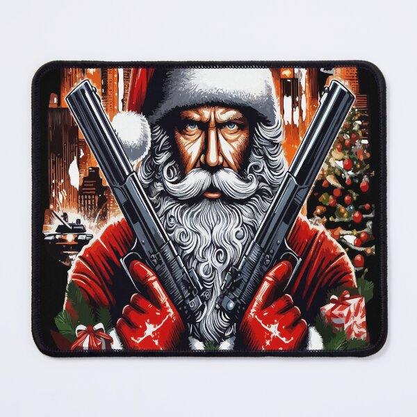 Item preview, Die Hard Christmas: Santa's Action-Packed Holiday T-shirt designed and sold by rayaARTs.