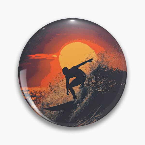 Item preview, Surfer Riding Waves of Freedom designed and sold by Piotrek0001.