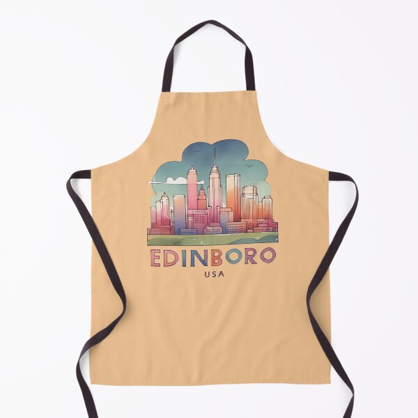 Item preview, Edinboro USA Minimalist 3D Watercolor Sticker Design,  designed and sold by PaintMeWorld.