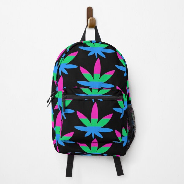 Item preview, polysexual flag Pride Weed Leaf designed and sold by Cannaxes Studio.