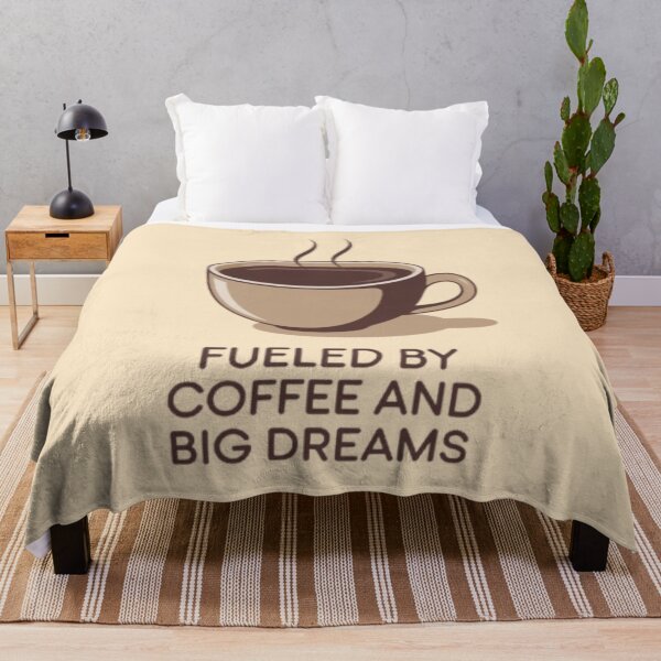 Item preview, Fueled by Coffee and Big Dreams designed and sold by 123ks.