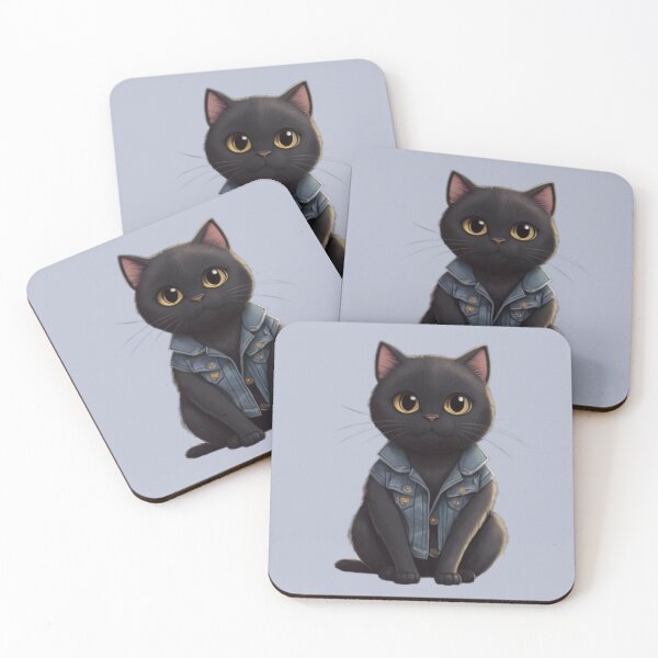 Item preview, Cute black kitten designed and sold by PierreAlbijanic.