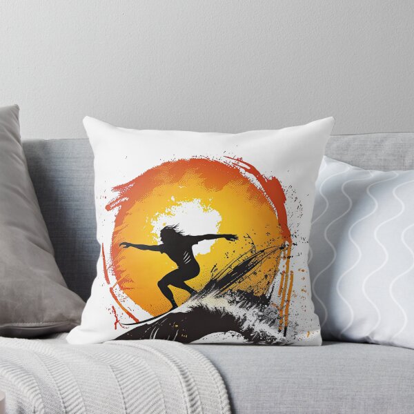 Item preview, Surf al atardecer con texturas oceánicas designed and sold by Piotrek0001.