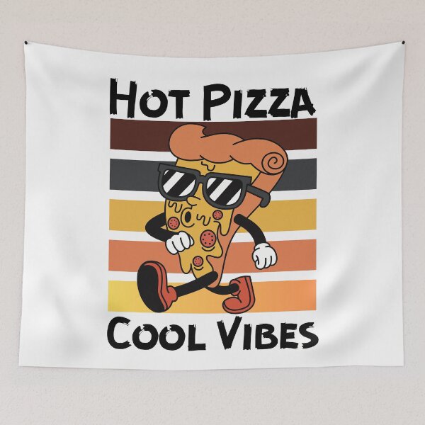 Item preview, Hot Pizza Cool Vibes Funny  designed and sold by HobsS.