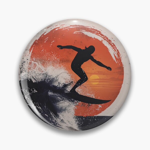 Item preview, Golden Hour Surfing with Tropical Flair designed and sold by Piotrek0001.