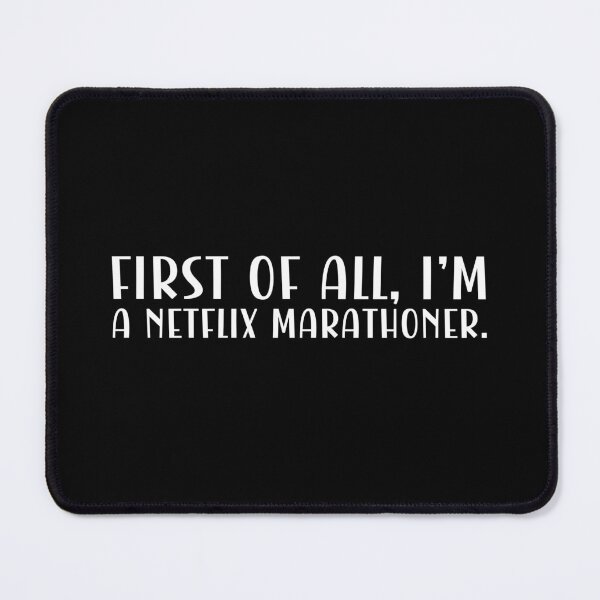 Item preview, First of all, I'm a flix marathoner. designed and sold by CleanDecor.