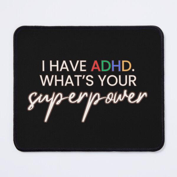 Item preview, ADHD Superpower, Motivational Mental Health Gift, Exercise Gift, Inspirational Gift, Dream Big, Inspirational Gift, Positive Vibes, Positivity, Positive Gift designed and sold by vibeytrendy.