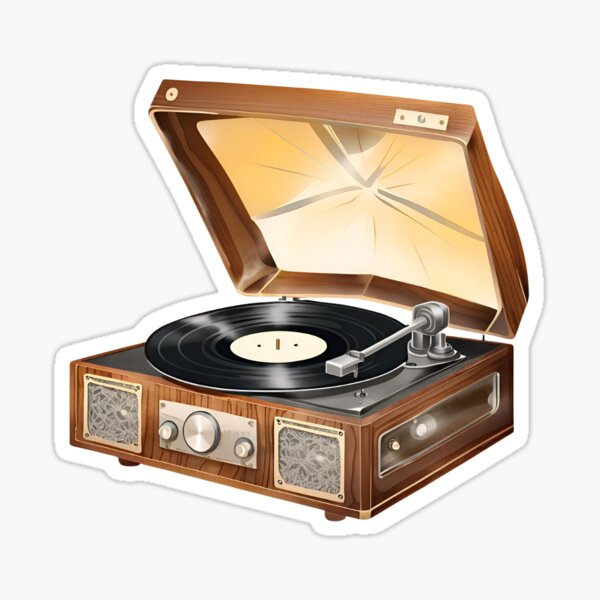 Item preview, Vintage wooden record player designed and sold by Wildflowerfae.