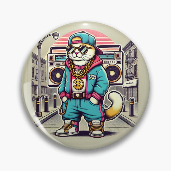 Item preview, 90s Hip - Hop Vintage Cat designed and sold by WeLoveCatss.