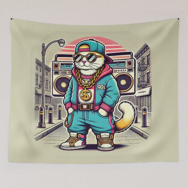 Item preview, 90s Hip - Hop Vintage Cat designed and sold by WeLoveCatss.