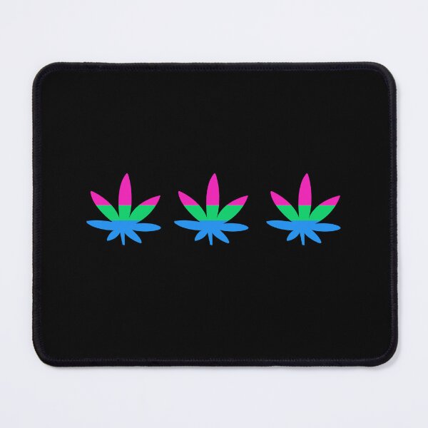 Item preview, polysexual flag Pride Weed Leafs designed and sold by Cannaxes Studio.