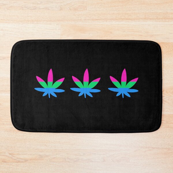 Item preview, polysexual flag Pride Weed Leafs designed and sold by Cannaxes Studio.