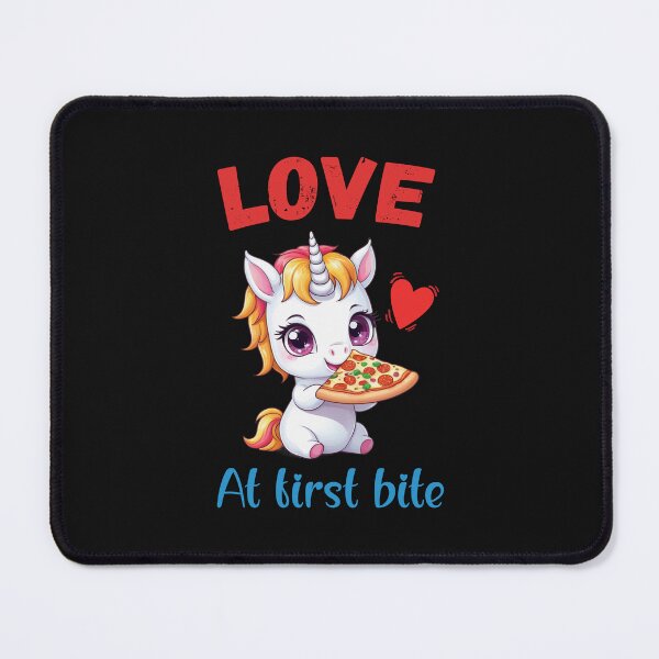 Item preview,  Love At First Bite. Funny Pizza Quote. Funny Pizza Lover Quote designed and sold by DesignHouse07.