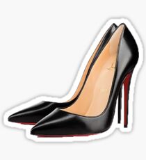 Black High Heels Sticker